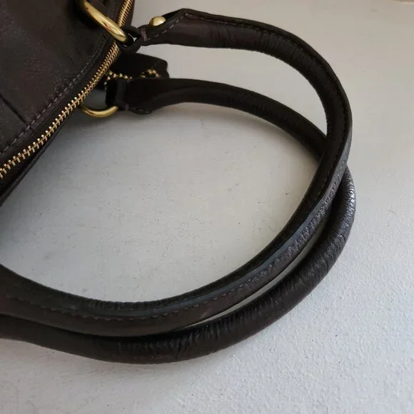 Euc Coach Madison Brown Leather Shoulder Bag Purse - Picture 8 of 15